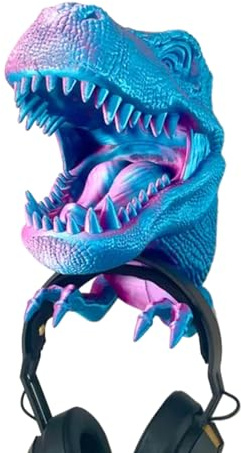 Soporte Para Mandos De Videojuegos - Montaje en Pared Dinosaurio 3D Organizador Decorativo | Soporte De Auriculares Y Mandos - Para Jugadores Juego Habitacion Del Hogar Pared Sala De Juegos Exhibicion