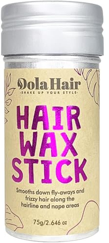 Barra de cera para el cabello, barra de cera para el cabello refrescante y no grasosa para niños, mujeres y hombres, reparación nutritiva, productos duraderos lisos para lucir limpio