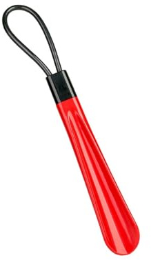 Skoputter, Bärbara Skopåtagningshjälpmedel I Plast Med Snöre, Bekväma Att Bära Skor For Barn Och Äldre(Red,L-50CM)