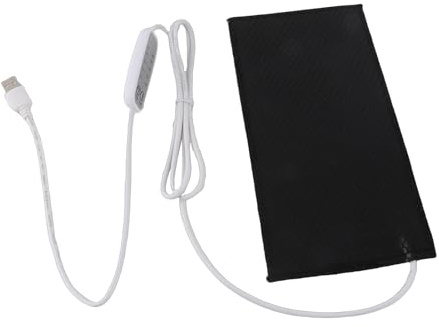 Generic Tappetino Riscaldante Con Regolazione Della Temperatura, Tappetino Riscaldante Flessibile Lavabile In PVC Alimentato Tramite USB, Di Regolazione A 4 Marce Per Spalle Collo Schiena Animali