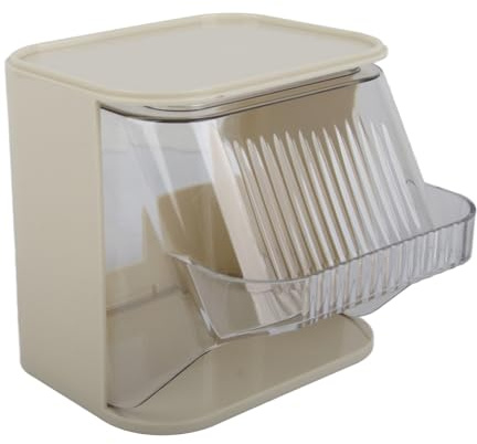 Zerodis Support de Stockage de Sachets de thé, Support de Sachets de thé de Bureau en Acrylique, Organisateur Transparent pour de, Capsules de café et Petites Collations, Conception Peu Encombrante