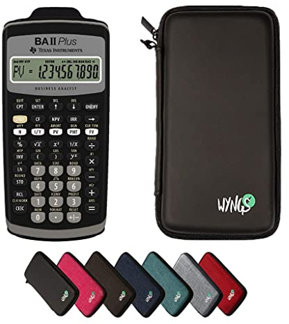 TI-BA II Plus + Protective Case + Prime Warranty