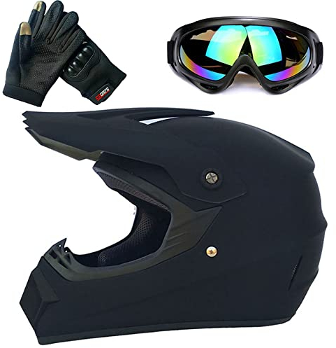 ZJRA Jugend Motorradhelme,Kinderfahrradreithelm,Junge Und Mädchen, Roller Ski ATV Helm,DOT/ECE-Zertifizierung,Geeignet Für Alle Jahreszeiten,8,S