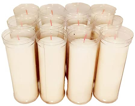 Velón Santo, Velón, Velas Litúrgicas. (9cm 24Undades, Blanco)