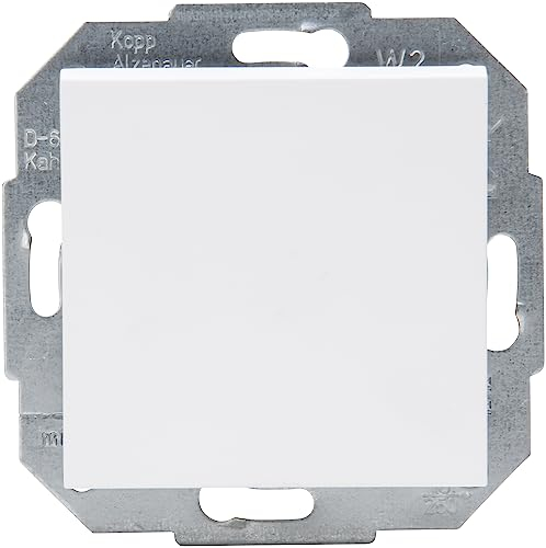 Kopp Athenis Universalschalter (Aus-Wechsel-Schalter), IP20, arktis-weiß, matte Oberfläche, 587632085