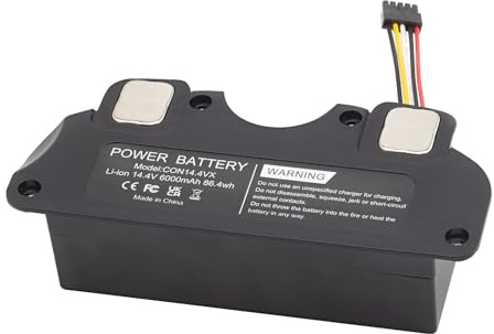 Hauteook 14.4V Li-Ion 6000mAh baterías de aspiradoras batería para Conga 4090 4490 4590 4690-Batería de reemplazo Completa con Carcasa