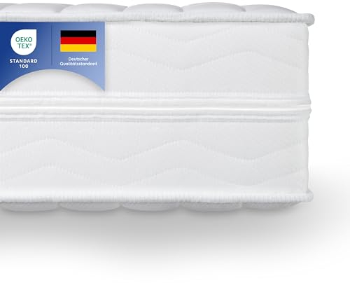 Träumegut24 HydroCell 7-Zonen Matratze 100x200 cm | Härtegrad wählbar | Höhe 16cm | Ergonomische Kaltschaummatratze | Oeko-TEX® | (H2&H3, 100x200cm, 16cm)