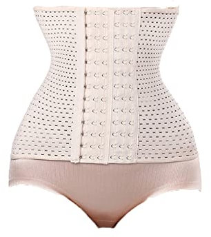 Damen elastischer Taillentrainer Shapewear Korsett Schlankheitsgürtel Bauchgürtel Binder Bauchscheide Modelliergürtel Body Shaper