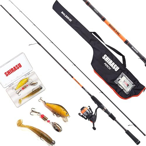 Balzer Profi Angelset Barsch - Shirasu Perch Combo 2,15m, 4-16 g
