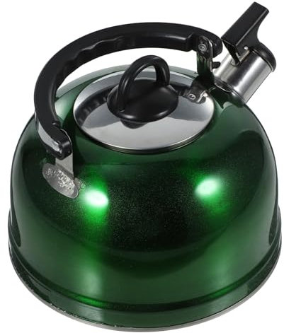 FUNOMOCYA Bollitore Fischiante in Acciaio Inossidabile Teiera Per Bollitore Per Da Impugnare Da Usare Portatile Per Resistente Al Calore