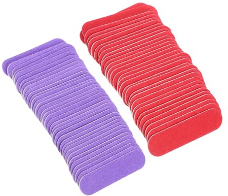 WRITWAA 100stücke Nagelfeilen Aus Holz Nagelpuffer Doppelseitige Nagelfeilen Einweg-nagelfeilen Für Damen Maniküre-werkzeuge Zum Feilen Von Naturnägeln Und Künstlichen Nägeln
