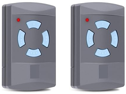 2 Stück Garagentor Handsender für HSM4-868,4 Kanäle 868,3MHz Fernbedienung Handsender für Garagentoröffner SupraMatic, ProMatic, RotaMatic, LineaMatic,Enthält 2 Batterien