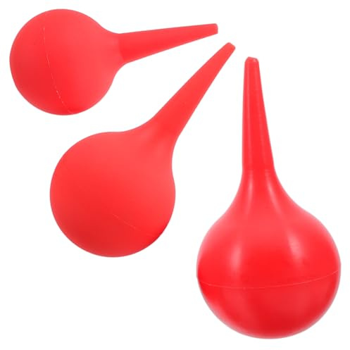 Homoyoyo 3 pièces Kit de Lavage des Oreilles avec Poire Caoutchouc Antidérapante Nettoyeur Auriculaire Puissant et Doux pour Garçon Fille Garçon Fille Adultes Seniors
