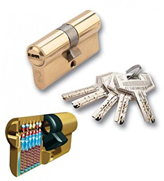 Ezcurra M78161 - Cilindro de seguridad cromo ds15/70 descentrado