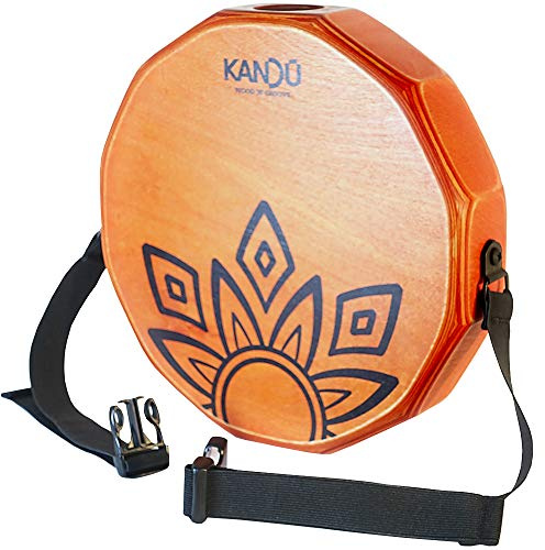KTÄK -The First Handcrafted, Hand Drum Percussion, Two-Sound Cajón Body Snare, Portable Cajon by Kandu (orange)