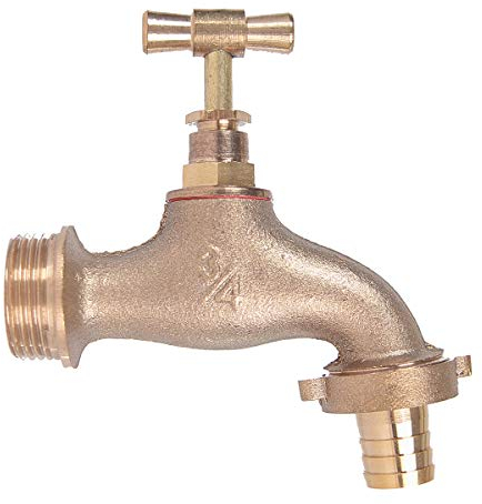 Auslaufventil Kugelhahn Auslaufhahn Zapfhahn Gartenhahn Wasserhahn 3/4' (hahn12)