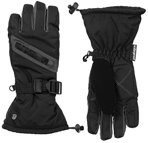 C9 Champion unisex child C129a Cold Weather Gloves, Black, Boys 8 16 US