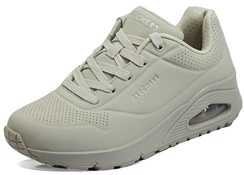 Skechers Femme Uno Stand On Air Flat-sheets, Off White Durabuck, 39.5 EU