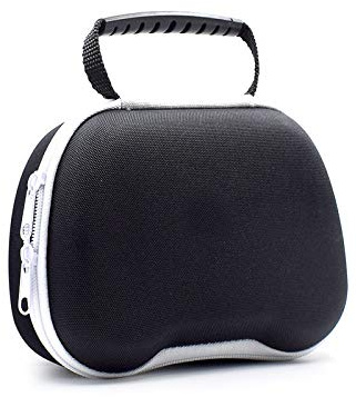 Für PS5 Controller Handle Tasche, Colorful Reisetasche/ Schultertasche/ Aufbewahrungstasche/ Hülle/ Wasserdicht Anti-Shake Schutzhülle für PlayStation 5 Gamepad (Schwarz)