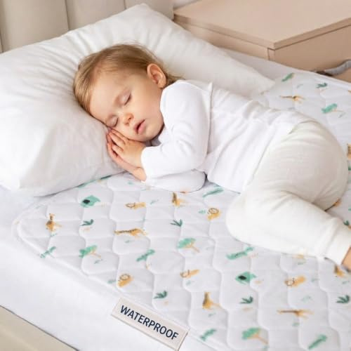 Almohadillas de Entrenamiento para Orinal para niños pequeños, Suave, Impermeable, Protector de orina para niños, Multicapa, Antideslizante, Lavable, Absorbe hasta 2000 ml, 90 x 85 cm, Explorer