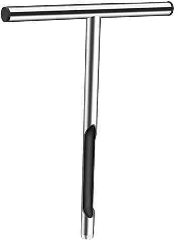 HAKIDZEL Sonda Campionatore Del Terreno in Acciaio Inossidabile Strumento Per Analisi Del Terreno Impugnatura t Leggero e Resistente Per Campionamento Facile
