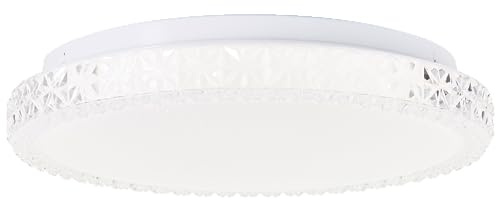 Lightbox LED Deckenlampe mit Ø 29 cm - Basic Deckenleuchte mit Sternenglanz