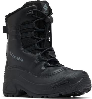 Columbia Bugaboot Celsius, Stivali da neve Unisex - bambini e ragazzi, Black/Graphite 2024 , 29 EU