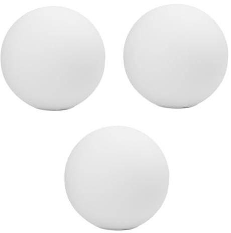 DOITOOL 3piezas Lámpara De Esmerilado Esférica Elegante Pantalla De Luz Para Decoración Casa