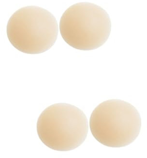 DEARMAMY 2paia Coprini Per Silicone e Traspiranti Adesivi Impermeabili Per Colore Carne