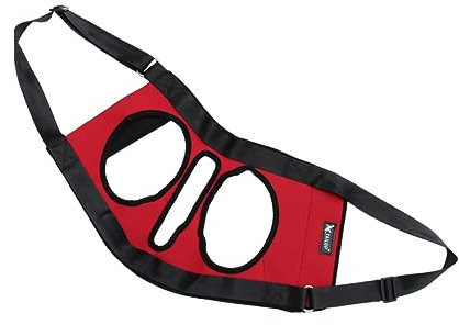 Generisch Schlinge zur Unterstützung von Haustieren Hunde tragerucksack Hunde tragetuch Hundegurt tragegeschirr für Hunde hundegeschir hundezuggeschirr Hund hilfsgurt Hunde-Hilfsschlinge rot