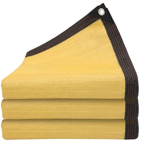 RDIAYDN Telo Ombreggiante, Telo Ombra Vela Ombreggiante Ombreggiante, Tenda Parasole per Esterni, Rettangolo Vela Parasole All'Aperto Protezione Raggi UV Antivento,4x8m