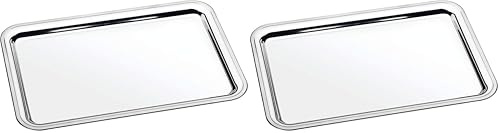 Tramontina - Plateau de Service Buena 49x33cm. INOX (Lot de 2)