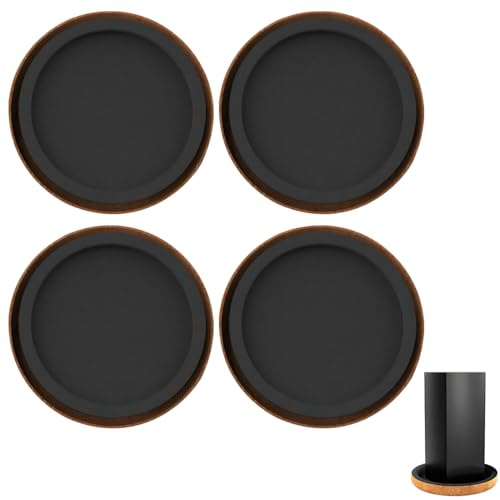 GGUFAY 4 pezzi Feltrini per Mobili Pesanti Parquet, Scivoli per Mobili, Scivoli in Feltro per Spostare Mobili, Spostare Mobili Pesanti in Modo rapido e Semplice,Furniture Sliders
