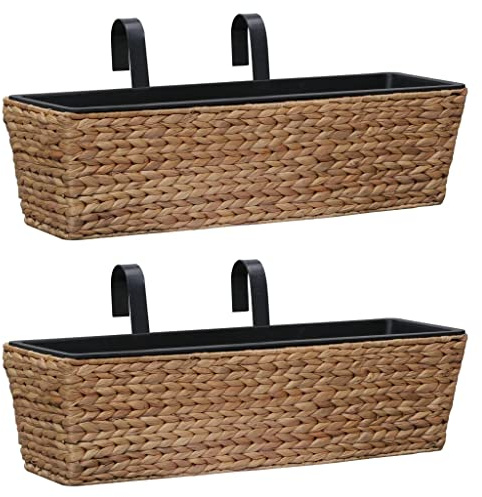 AJJHUUKI Prato e giardino-Giardinaggio-Vasi e fioriere-Fioriere 2 pz giacinto d'acqua