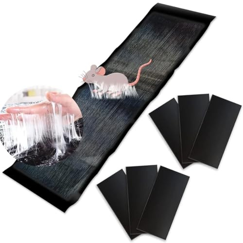 1,2 m Pegamento para ratones 3 piezas Trampa para ratones, atrapador de ratones, 0,6 m Placas adhesivas 3 piezas, producto anti-ratas para cocina, dormitorio, balcón, garaje, se puede cortar