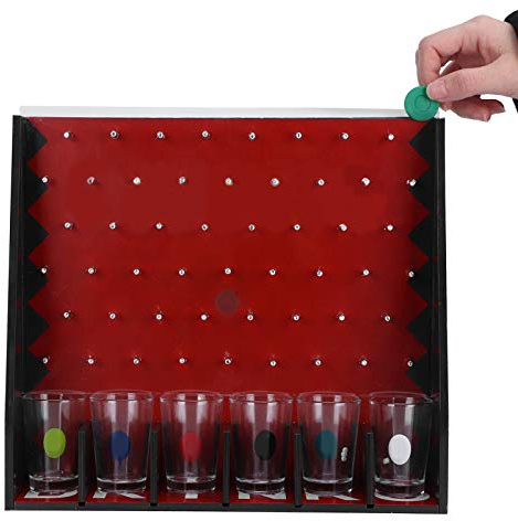 Bonbela Gioco da tavola per bere divertente gioco interattivo con 6 bicchierini per famiglia, amici, addio al celibato, Natale