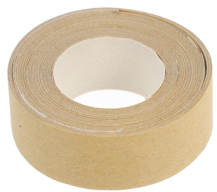 DIKACA Ruban Adhésif en Tissu Beige Bande Souple de 5 Mètres pour Bordure D'abat-jour pour Réparer et Décorer les Abat-jour les Projets de Décoration Intérieure