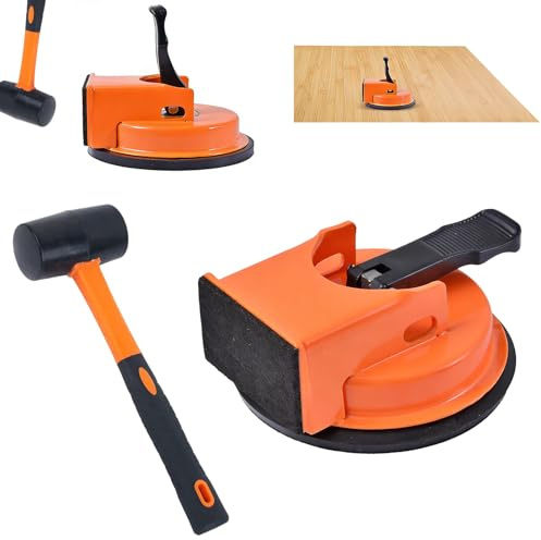Herramienta de Colocación de Suelos Laminados,Herramienta De Reparación de Suelo,Herramientas de Agarre para Suelos de Madera,para Azulejos Hoteles Apartamentos Baño Cocina Sala