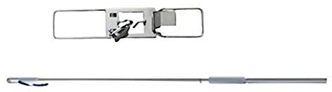 Ha-Ra Bodenexpress 42cm aus Edelstahl mit Teleskop-Stiel I robuster Boden-Wischer zur Reinigung für Böden & Wände I wendiger Wischmop mit rutschfestem Griff & längenverstellbarem Stiel