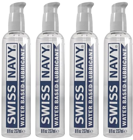 Swiss Navy Water Based Lube 8 Oz (Package of 4)