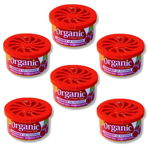 6 Dosen Organic Can Duftdose Autoduft - Kirsche cherry