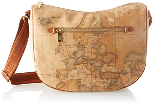 Alviero Martini 1a classe D06460000010, Borsa a Tracolla Donna, Multicolore (Naturale 01), 10.5x28x36 cm (W x H x L)