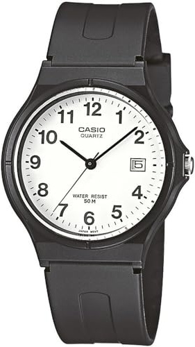 Casio Damenuhr Analog Quarz mit Resinarmband – MW-59