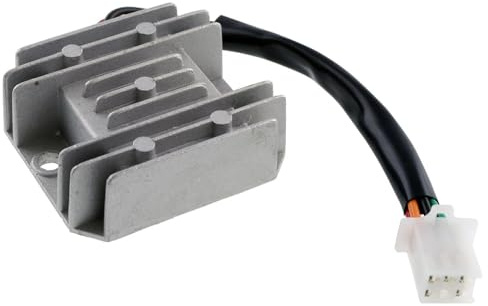 2EXTREME Spannungsregler/Gleichrichter kompatibel mit SYM Husky, Jet Euro X | 5 Pins, 12 Volt; kompatibel mit SYM New Duke, Varie, Red Devil, Sym Shark 125; Artikelnummern 4012476, 4012465, 4081166