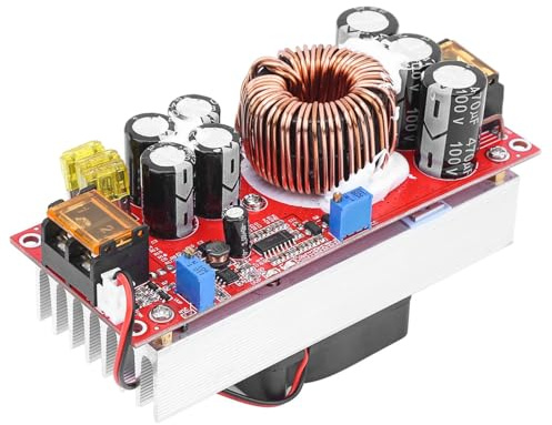 DEWIN DC-DC Boost Converter Power Supply Module, DC 10-60V to DC 12-97V 1500W 30A Voltage Step Up Converter Boost CC CV Power Supply Module