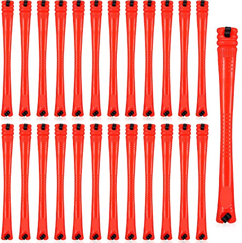 WILLBOND 84 Pieces Hair Perm Rods Hair Curling Rollers Perming Curlers Rods Cold Wave Rollers for Hairdressing Styling Tools(0.2 Inch,Red)