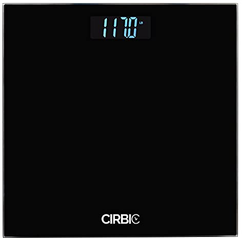 Talking Scales - Big Numbers and Clear Loud Voice Announcement of Weight (Black)
