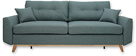 VitaliSpa Sofa Sidney, Schlafcouch, Blau, 230 cm