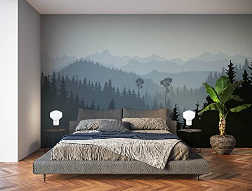 Oedim Fotomural Vinilo Pared Paisaje Bosque Fotomural para Paredes, Vinilo Decorativo, Decoración comedores, Salones, Habitaciones.