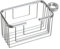 TATAY Tablette de Douche rectangulaire avec Support de Barre, Pas de perçage, 100% Acier Inoxydable, Aluminium anodisé, Design Moderne, Argent. Dimensions 24 x 11,5 x 12,5 cm, 6604901